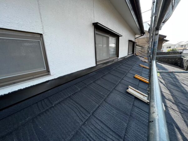 さいたま市北区にて瓦屋根の雨漏り修理〈Tルーフへの葺き替え〉の施工後写真